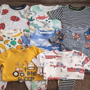 Bundle Of 8 Short Sleeve/Pants PJ Sets